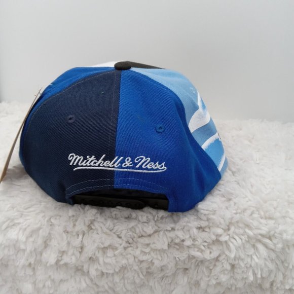 Brooklyn Nets Hat Black White Pinwheel NBA‎ 75th Snapback Retro Mitchell & Ness - Picture 3 of 7